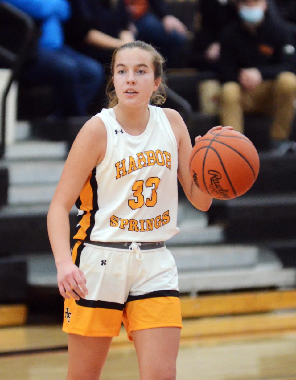 Harbor Springs freshman Olivia Flynn is off to a big start to her high school basketball career.