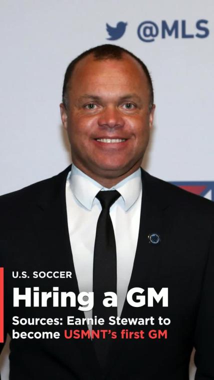 Sources: U.S. Soccer is finalizing a deal with Earnie Stewart to become USMNT's first GM