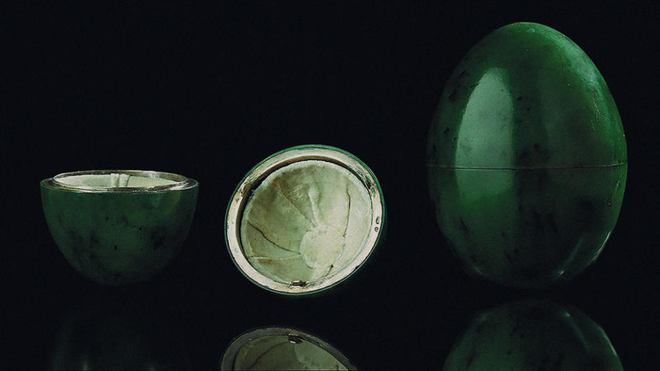 Fabregé Nephrite Jade Egg