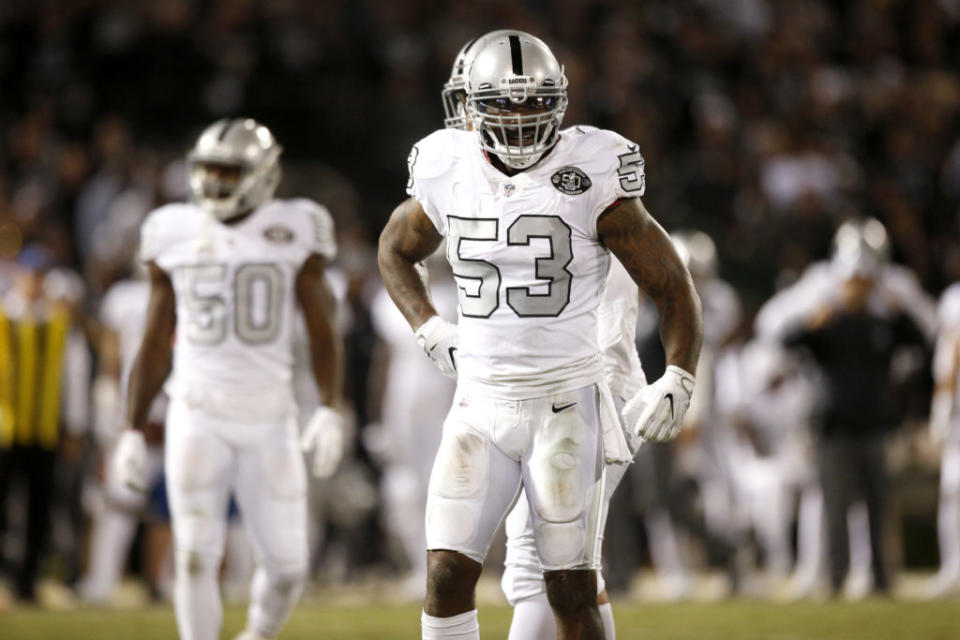 Oakland Raiders linebacker NaVorro Bowman