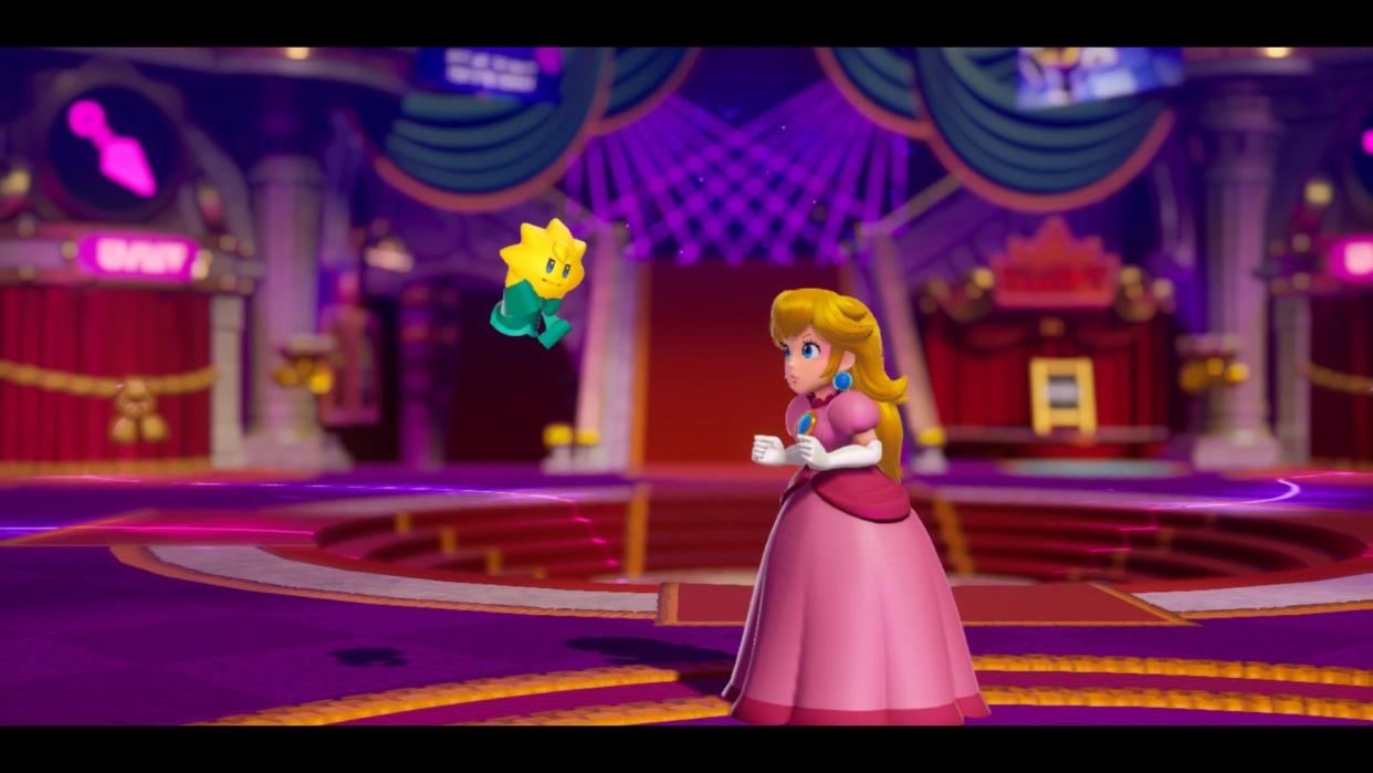 A scene from "Princess Peach: Showtime!" for Nintendo Switch.