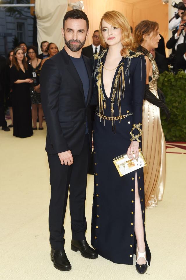 Emma Stone is Brunette at the Met Gala