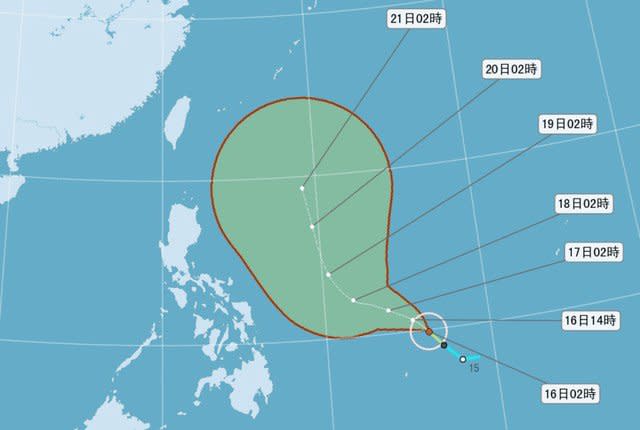 輕颱「蘭恩」形成 花東屏持續大雨特報