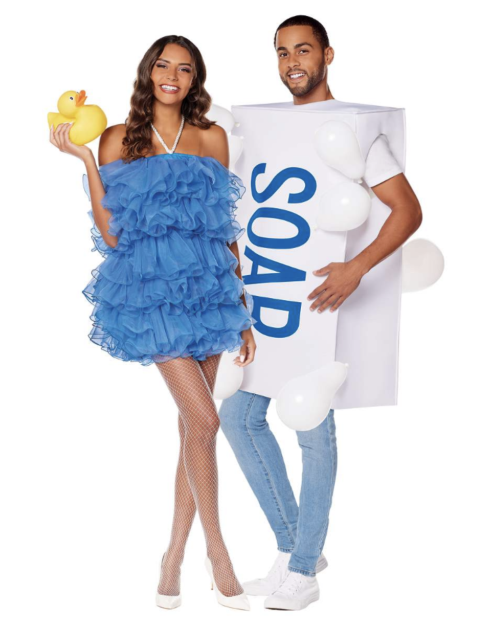 Adult Soap and Loofah Costumes (Photo via Spirit Halloween)