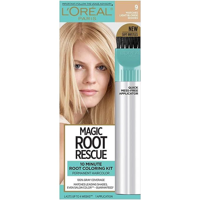 <p><a href="https://www.amazon.com/LOr%C3%A9al-Paris-Rescue-Color-Blonde/dp/B003A88MKO/ref=asc_df_B003A88MKO/?tag=syn-yahoo-20&ascsubtag=%5Bartid%7C10051.g.45155854%5Bsrc%7Cyahoo-us" rel="nofollow noopener" target="_blank" data-ylk="slk:Shop Now;elm:context_link;itc:0;sec:content-canvas" class="link ">Shop Now</a></p><p>Magic Root Rescue 10 Minute Root Hair Coloring Kit</p><p>Amazon</p><p>$6.97</p>