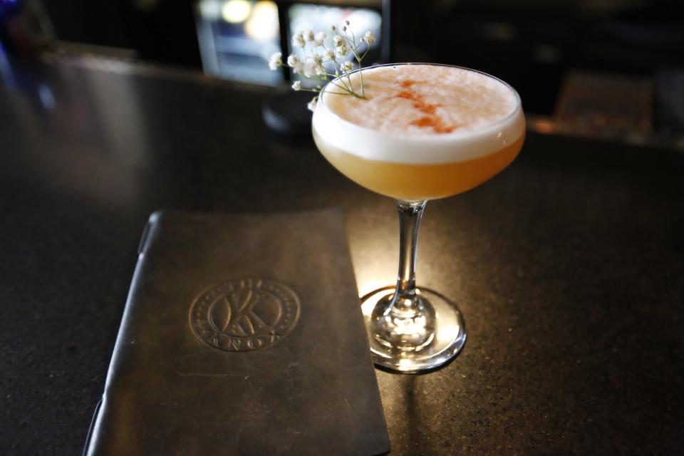 The Honeysuckle is one of the many specialty cocktails offered at The Knox Cocktail Lounge, 112 S.W. 6th Ave.