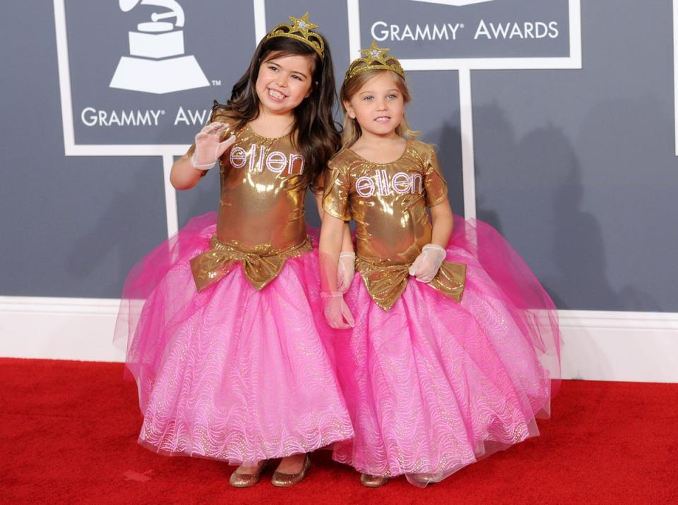 Tutu-wearing Sophia Grace and her cousin Rosie McClelland shot to fame a decade ago on The Ellen DeGeneres Show (Getty Images)