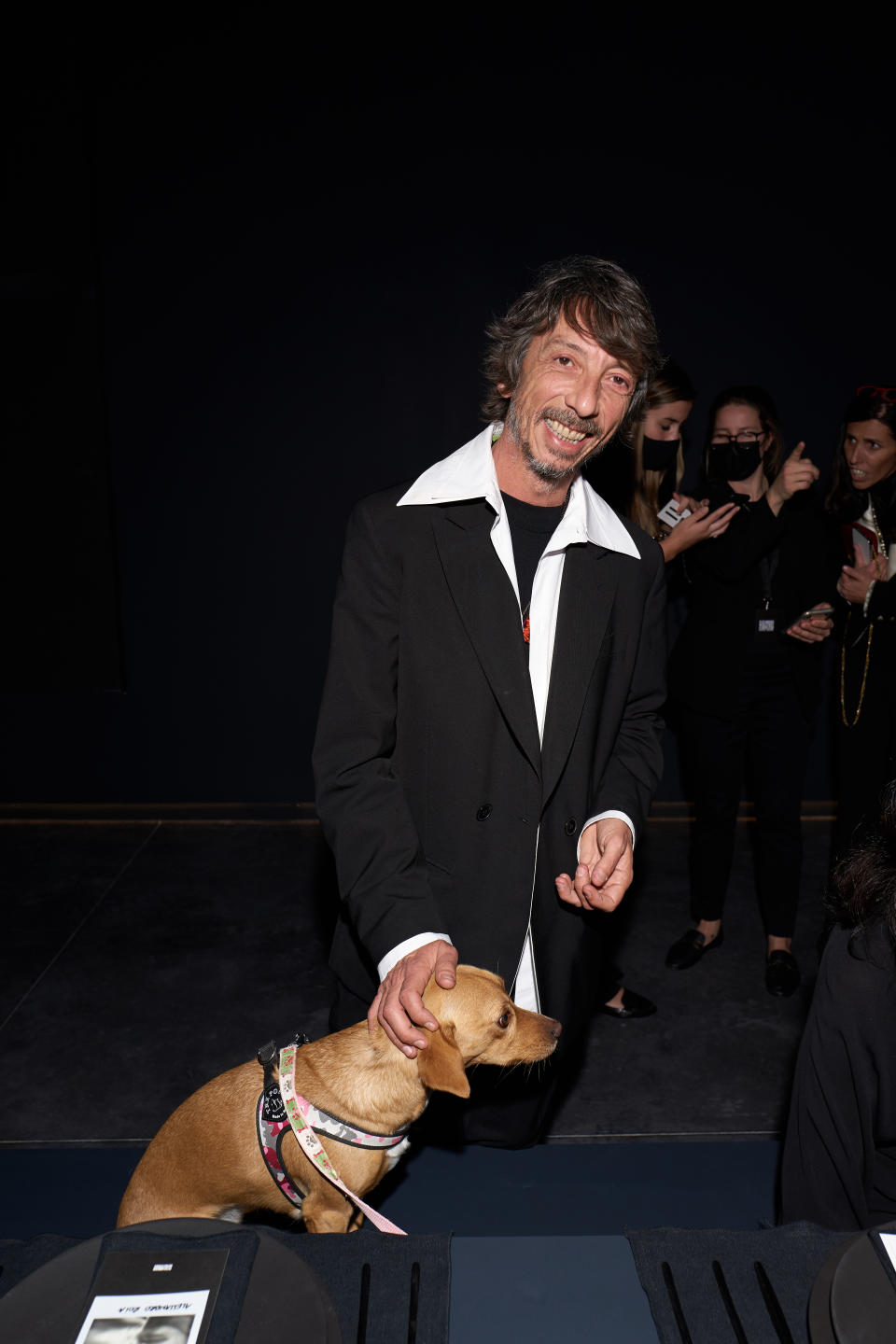 Pierpaolo Piccioli at the opening party in A Coruña for the Lindbergh exhibition. - Credit: Courtesy image