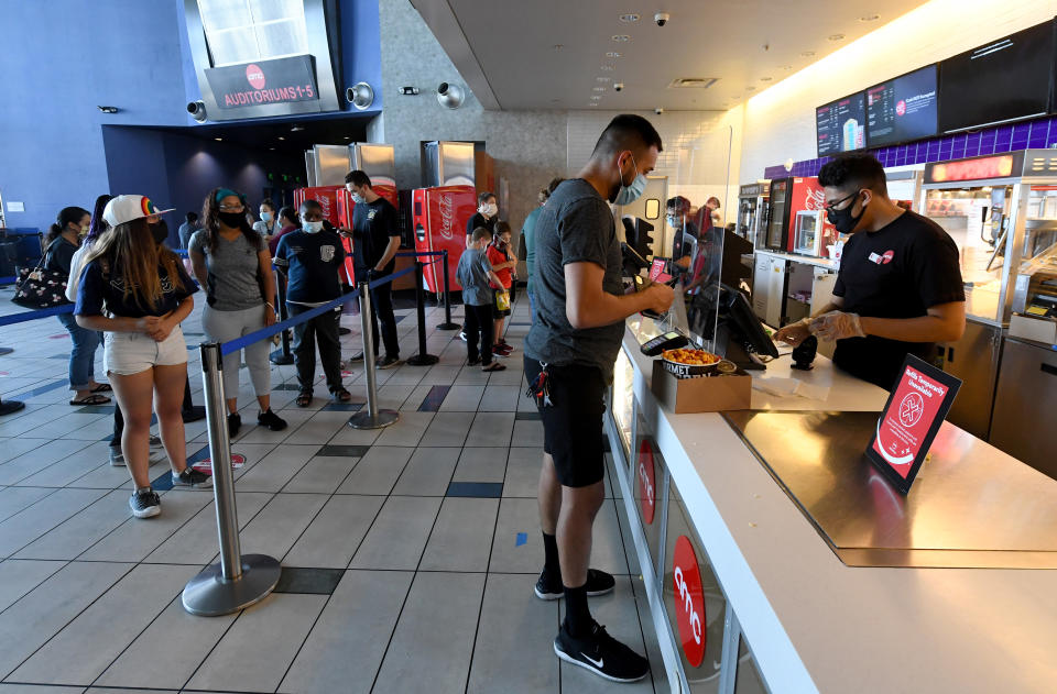 AMC opened approximately 100 of its theater locations across the United States on Thursday 