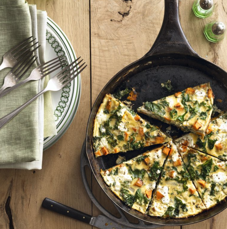 23) Sweet Potato Kale Frittata