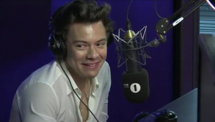 Harry Styles batted away questions about Taylor Swift on BBC Radio One with Nick Grimshaw (BBC)