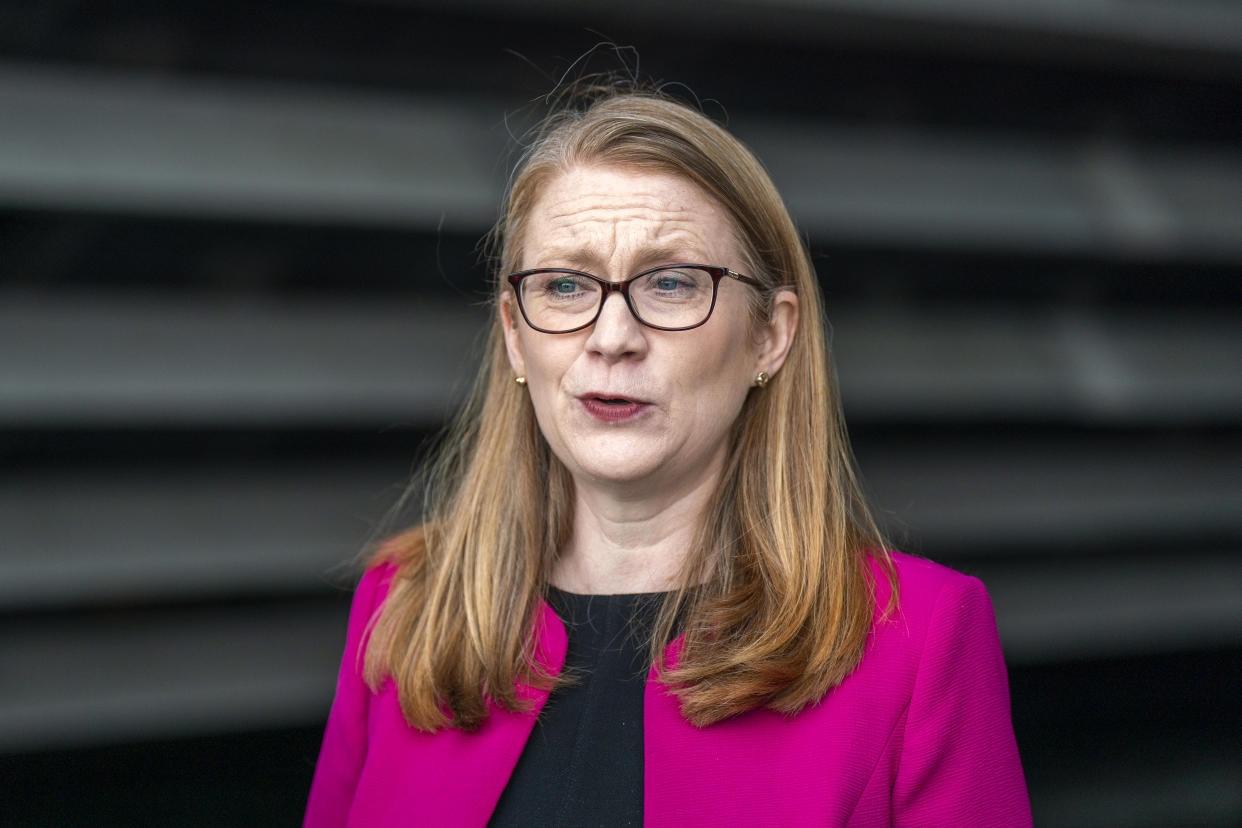 Social Justice Secretary Shirley-Anne Somerville called on Westminster to adopt some of the policies brought in in Scotland to tackle poverty (Jane Barlow/PA)