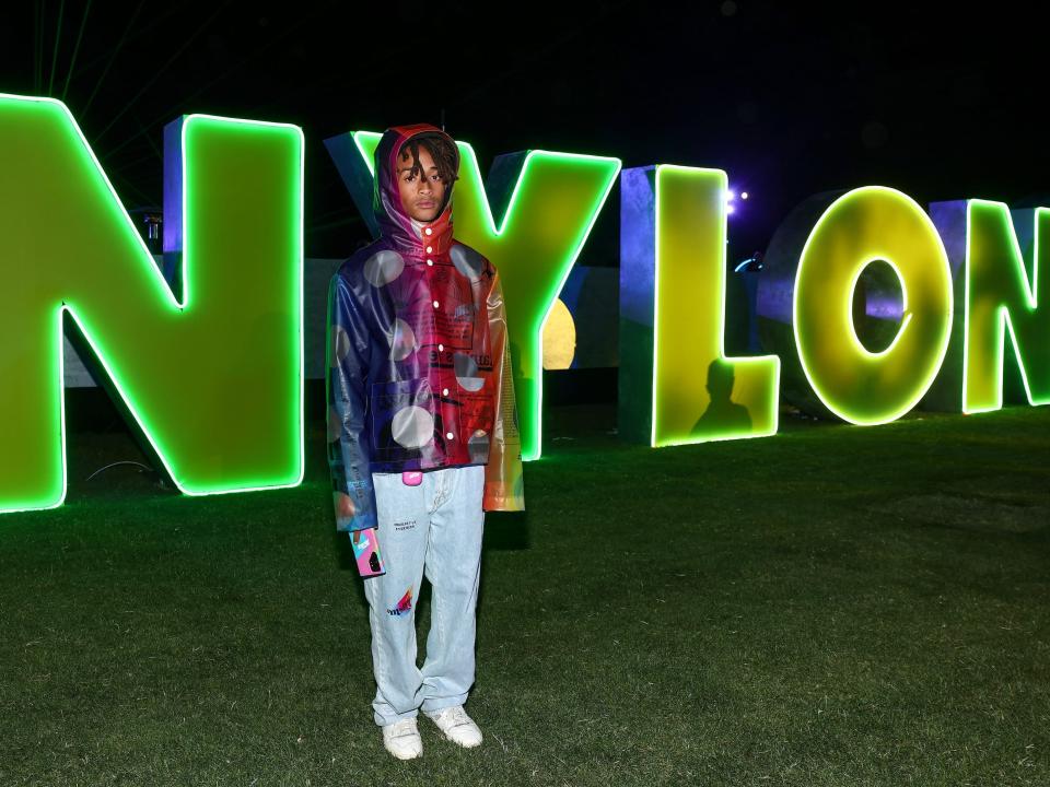 jaden smith coachella after party