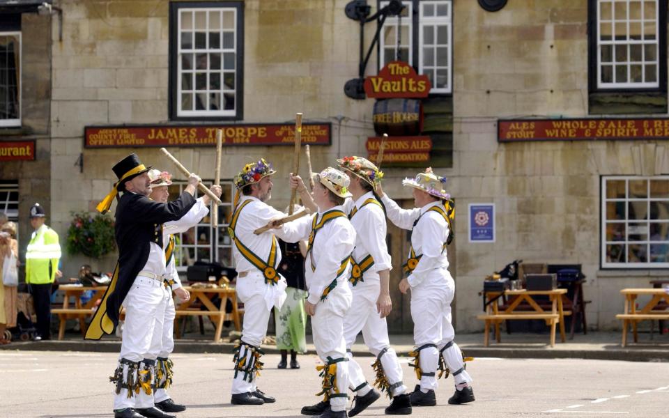 rutland morris men uppingham market square royal walkabout - Getty Images