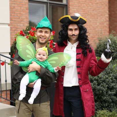 Peter Pan, Captain Hook and Tinker Bell from 