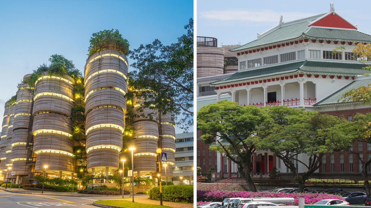 NTU The Hive (Photos: Getty Images, Yahoo Southeast Asia file photo)