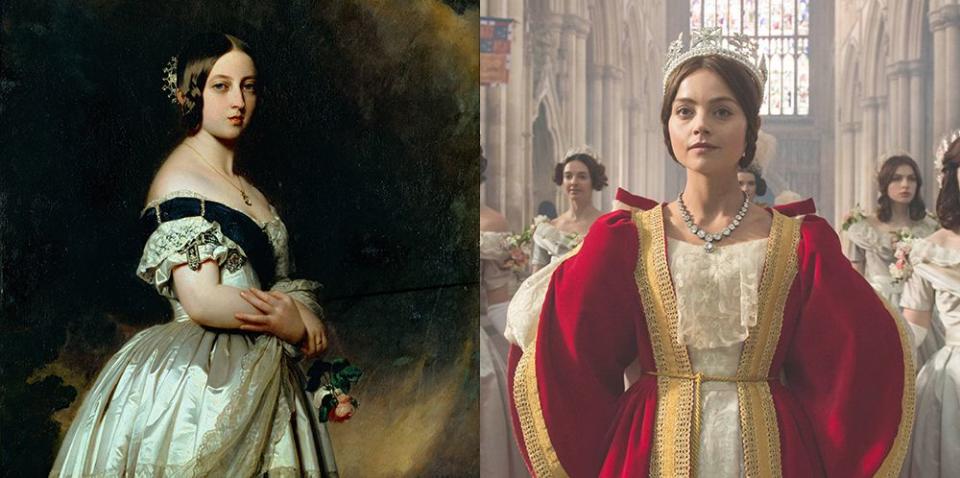 Jenna Coleman as Queen Victoria in Victoria