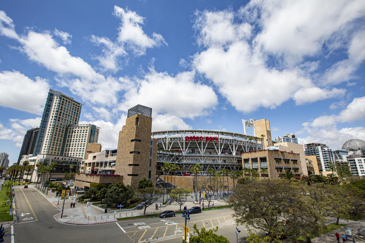 General view outside Petco Park in San Diego