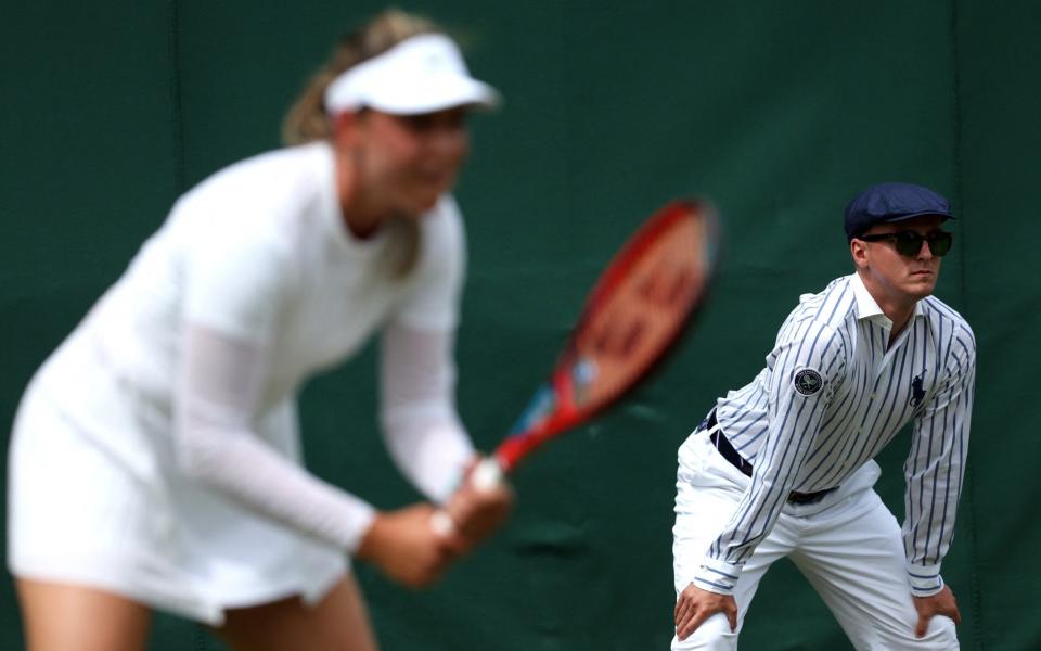 Line judges have a key role at the Championships - REUTERS