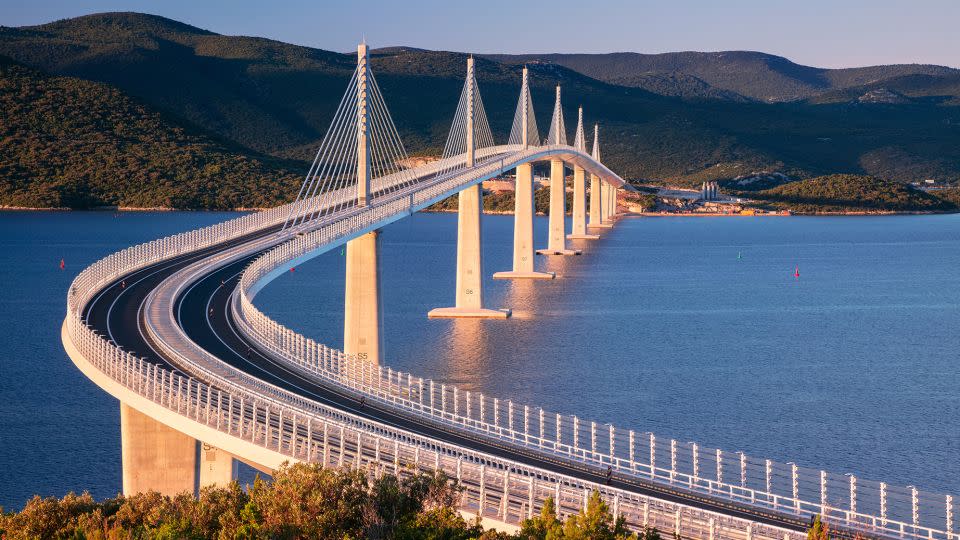 In 2022 the Pelješac Bridge connected the Pelješac peninsula to the Croatian mainland. - RudyBalasko/iStockphoto/Getty Images