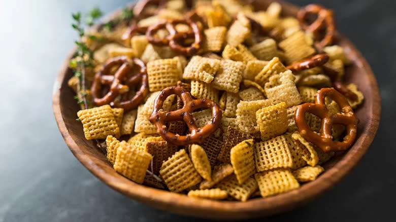 Chex mix with pretzels