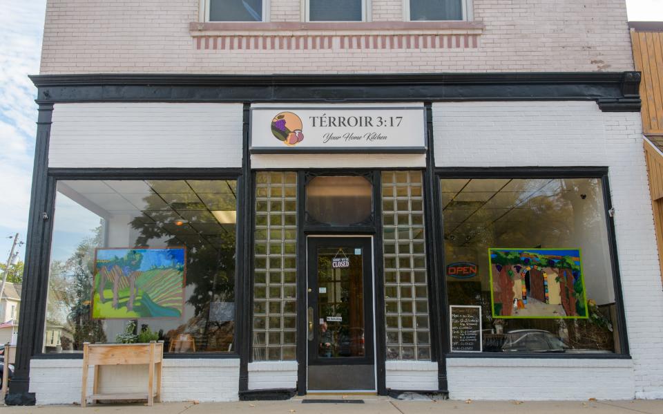 Pierre and Scarlet Daoud opened Terroir 3:17 in June 2023 on the square in Metamora. The restaurant closed after a final day on March 1, 2024.