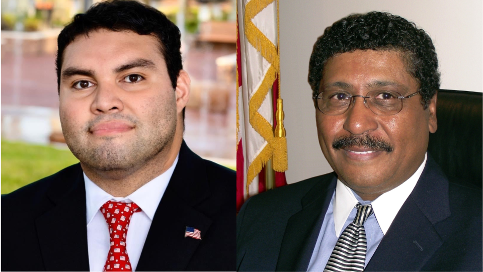 Candidates for mayor races in Royal Palm Beach, Steve Avila (Left) and Fred Pinto (Right)