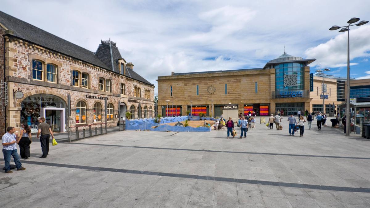 Shopping centre and supermarket evacuated after gas leak