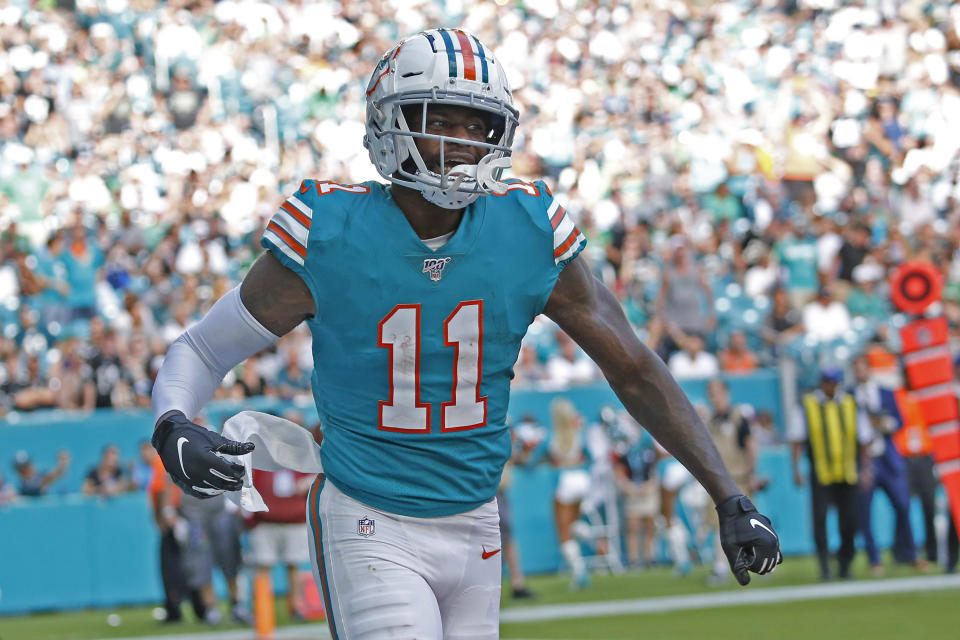 DeVante Parker #11 of the Miami Dolphins 