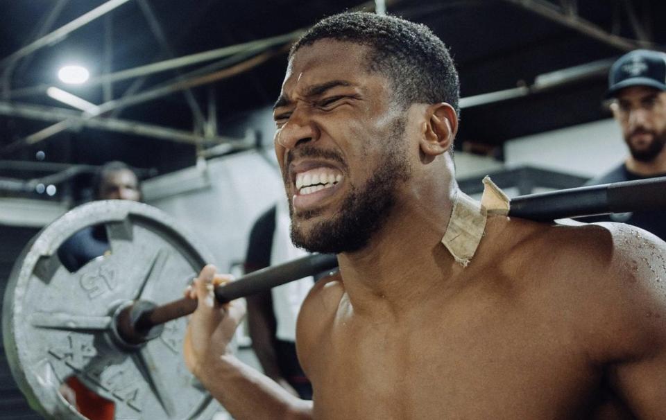 Anthony Joshua has been put hard through his paces by new trainer Derrick James