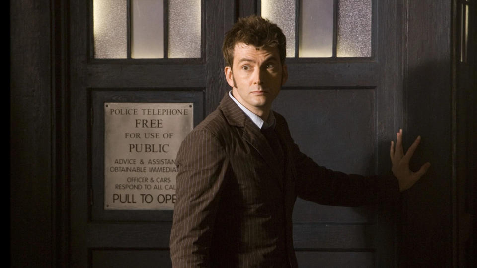 David Tennant played the title role in 'Doctor Who' from 2005 until 2010. (Credit: BBC)