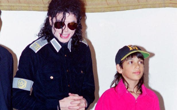 Brett Barnes (right) first met Michael Jackson (left) when he was five - Getty Images Contributor