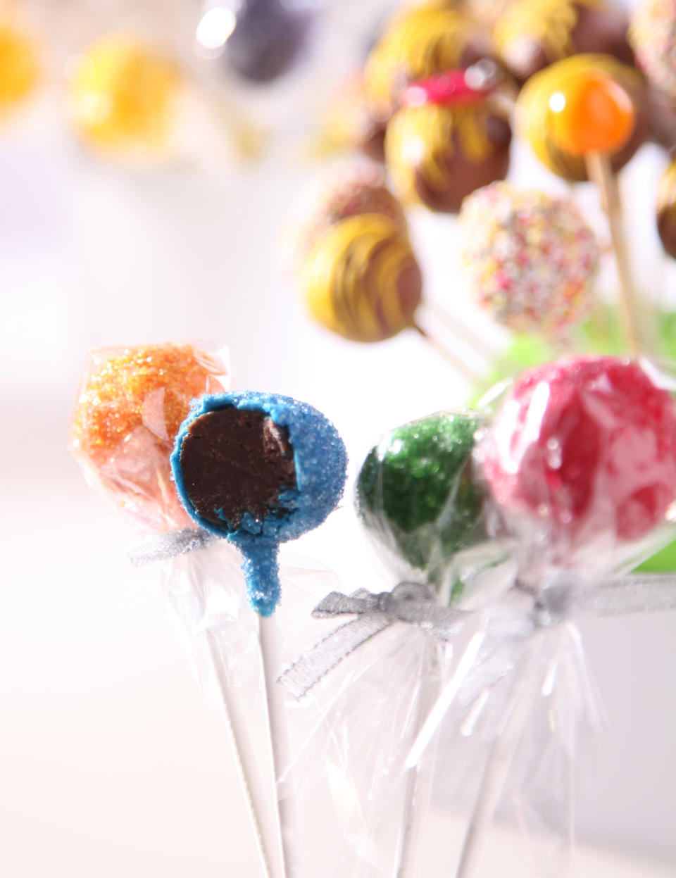 Chocolate lollipops