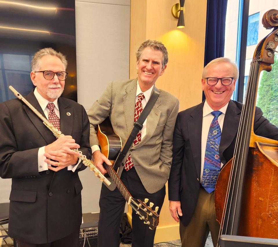 The Modernistics Trio are playing at 2 p.m. on Feb. 29 at the Falmouth Public Library.