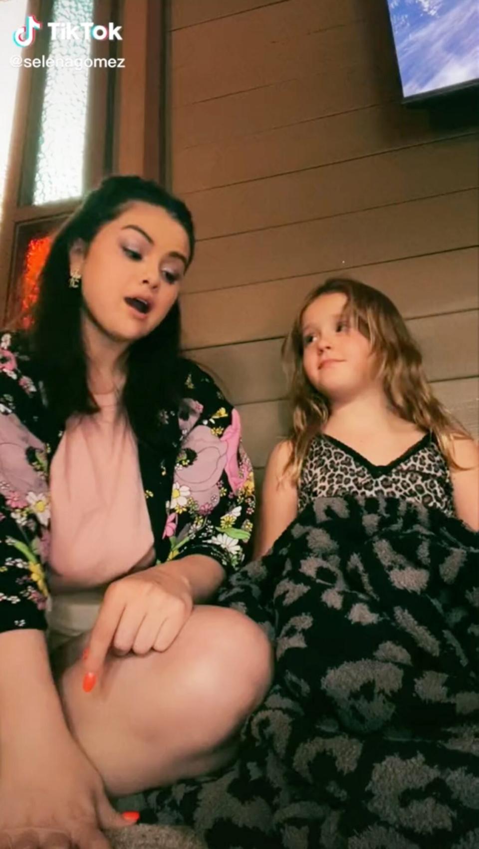 Selena Gomez and Little Sister Gracie Reenact Full House Scene on TikTok