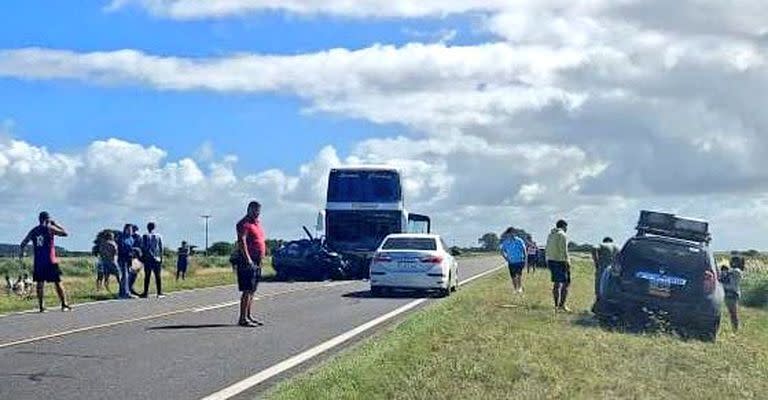 El accidente fue a la altura de Pipinas