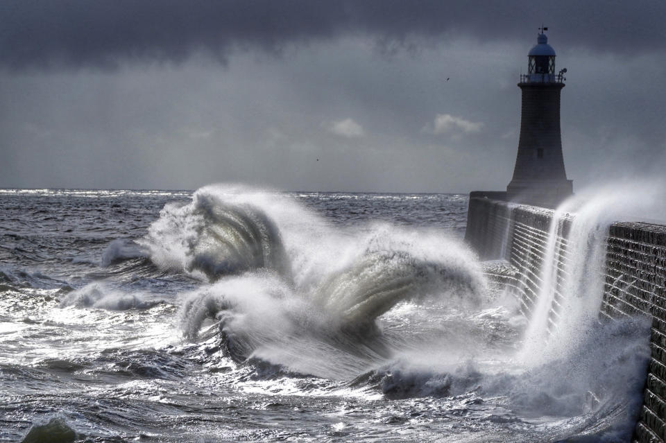 Stormy seas