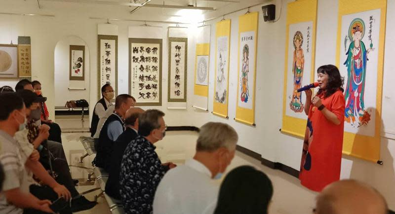 「菩薩在人間」　郭香玲畫作八卦山大佛寺禪閤藝廊展出