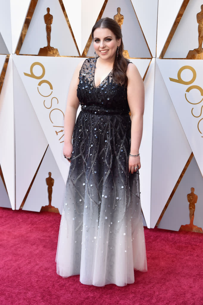 <p>Beanie Feldstein attends the 90th Academy Awards in Hollywood, Calif., March 4, 2018. (Photo: Getty Images) </p>