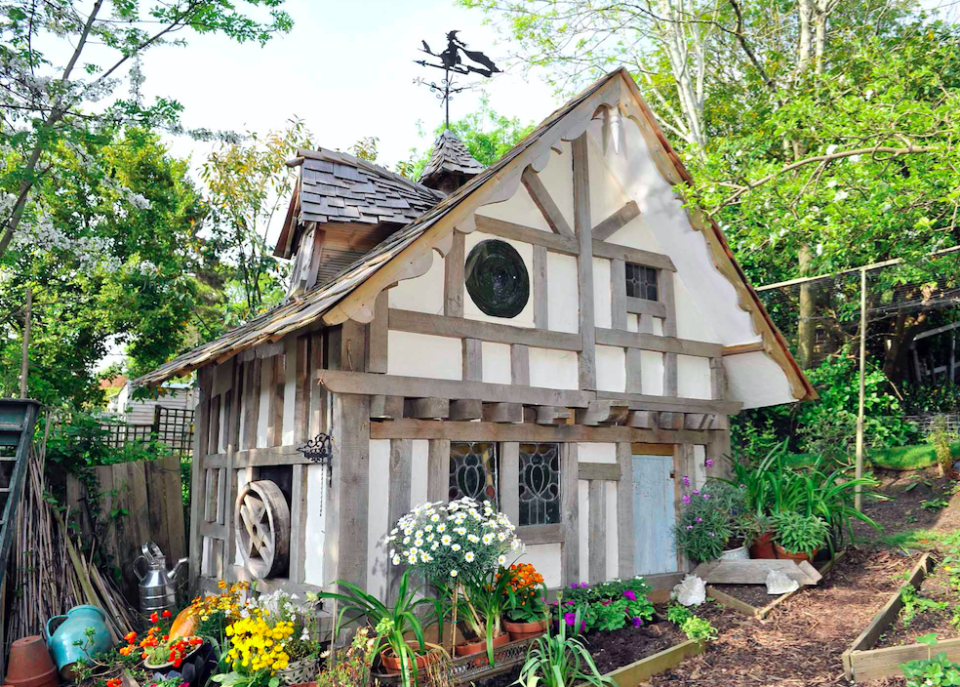 Upcycling pre-loved shed items, the Old Garden Shed is a nifty and obscure display owned by Brian in Hastings. (Pic: Supplied)