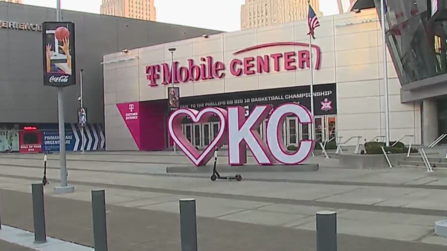 Picture of the T-Mobile Center front door