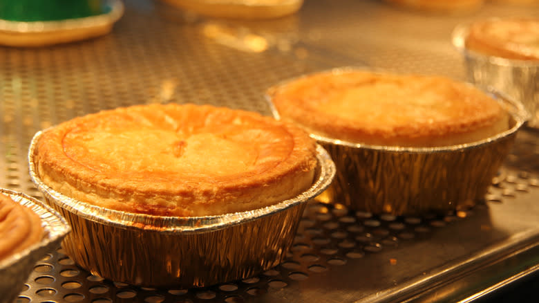 Lancashire butter pie in shop