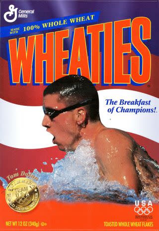 Tom Dolan on the Wheaties box.