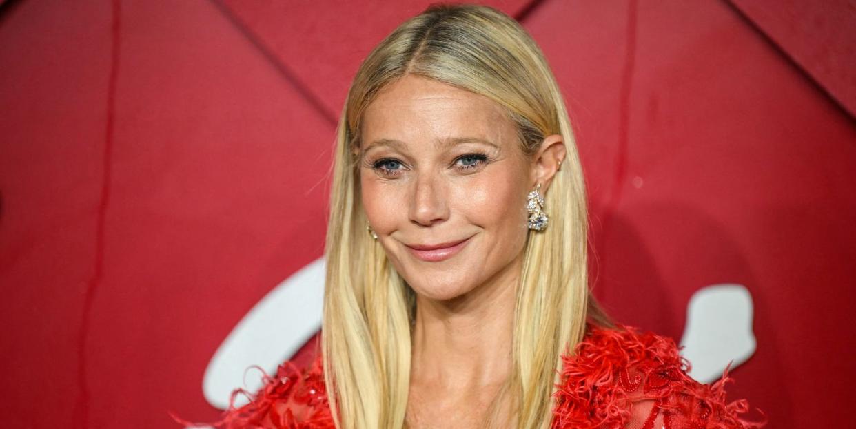 gwyneth paltrow at british fashion awards