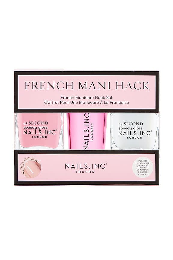 <p><a href="https://go.redirectingat.com?id=74968X1596630&url=https%3A%2F%2Fwww.revolve.com%2Fnailsinc-french-mani-hack-nail-polish-set%2Fdp%2FNAIR-WU48%2F&sref=https%3A%2F%2Fwww.womenshealthmag.com%2Fstyle%2Fg33822969%2Fgifts-for-women%2F" rel="nofollow noopener" target="_blank" data-ylk="slk:Shop Now;elm:context_link;itc:0;sec:content-canvas" class="link ">Shop Now</a></p><p>Mani Hack Nail Polish Set</p><p>Revolve</p><p>$16.00</p>