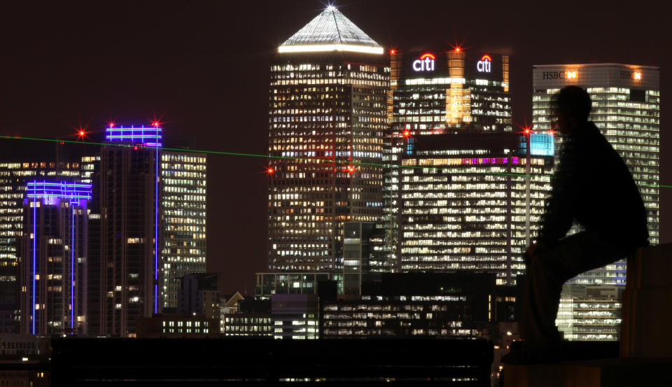 London’s Canary Wharf is home to a range of UK and international banks. Photo: Oli Scarff/Getty Images