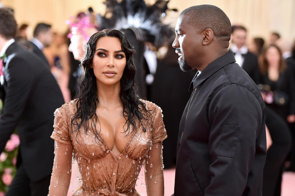 Kardashian and West attend the 2019 Met Gala Celebrating Camp: Notes on Fashion at the Metropolitan Museum of Art on May 6 in New York City. (Photo: Theo Wargo via Getty Images)