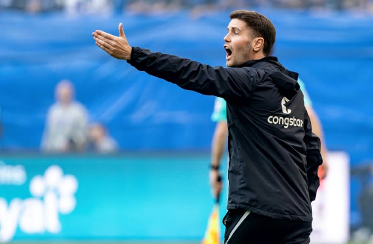 Youthful boss: Fabian Hurzele, 31, is the new manager of English Premier League club <a class="link " href="https://sports.yahoo.com/soccer/teams/brighton/" data-i13n="sec:content-canvas;subsec:anchor_text;elm:context_link" data-ylk="slk:Brighton;sec:content-canvas;subsec:anchor_text;elm:context_link;itc:0">Brighton</a> (Axel Heimken)