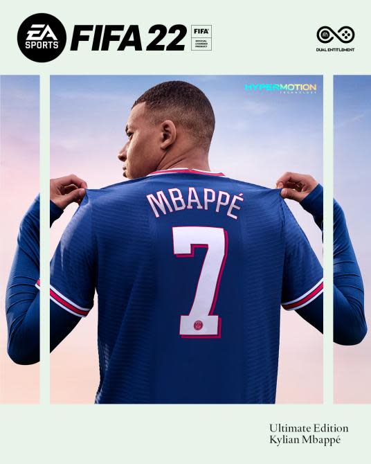 Así es la portada de<em> FIFA 22</em> con Kylian Mbappé