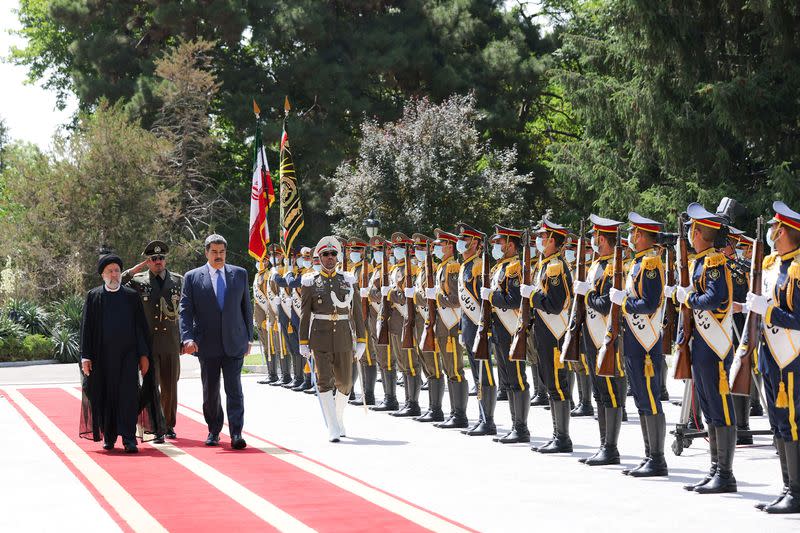 Venezuelan President Nicolas Maduro visits Iran